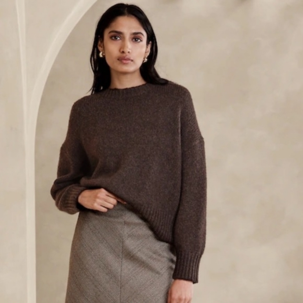 NWT Banana Republic Mona Wool Cotton Sweater
